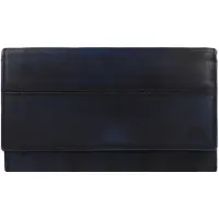 Greenburry Geldbörse Destressed Long Wallet RFID Navy Blue dunkelblau