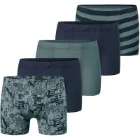 Schiesser Retro Boxer Jungen Jersey mehrfarbig bedruckt, 140 773742-0003-01400