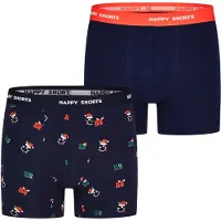 Happy Shorts 2er-Set: Boxershorts in Dunkelblau | Gr.: 152