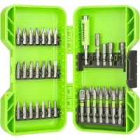 Greenworks Impact Rated Schrauberbit-Set 40 Stück