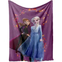 Borg Living Disney Eiszauber-Windvlies Bettdecke 100x140cm