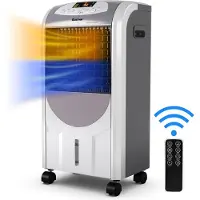Costway Air Cooler und Heizung in 1 - 2000W - Mit Timer und Fernbedienung - Grau