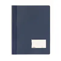 Durable Premium-Sichthefter, für DIN A4, Hart-PVC, 25 Stück, dunkelblau