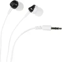 Vivanco ViVancoColour Buds, Kabelgebunden, 20 - 20000 Hz, Musik, 10,5 g, Kopfhörer, Schwarz, Weiß