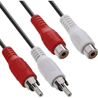 Intos Cinch Verlängerung 2x St/Bu 5m Stecker an Buchse Länge: (89935)