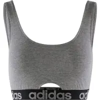 Adidas Sport-BH Adidas Scoop Bralette Damen Heather Grey-XXL