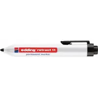 Edding Permanentmarker retract 11 nachfüllbar Druckmechanik 1,5-3mm schwarz