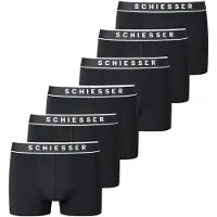 Schiesser Herren Shorts 6er Pack - Serie "95/5", Logobund, S-XXL
