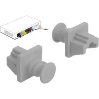 DeLOCK 86508, RJ-45, Kunststoff, Grau, Netzvermittlung, 18 mm, 21 mm