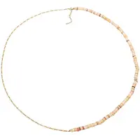 Elli Schmuckzubehör 925 Sterling Silber Heishi Beads in Gold | Gr.: onesize