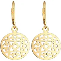 Elli Ohrringe Ornament Orientalisch Rund 925 Silber Elli Gold