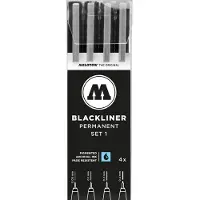 Molotow Blackliner Permanent Set 1 fine 4-teilig