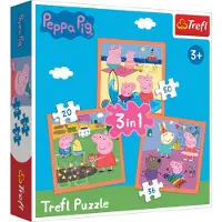 Trefl Peppa Pig 3 in 1 Inventive, 20 Stück(e), Cartoons, 3 Jahr(e)