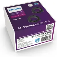 Philips Automotive Lighting Adapter-Ring H7-LED Typ H, Lampenhalterung für Ultinon Pro6000 H7-LED, schwarz