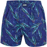 Happy Shorts Herren Webboxershorts - American Style, Baumwolle, gemustert