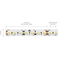 Sigor 8,6W/m dimmbar-To-Warm LED-Streifen 2700-2300K 5m 224 LED/m IP20 24V 570lm RA90