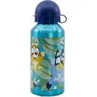 Bluey Wasserflasche 400 ml Aluminium, Türkis