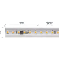 Sigor 8W/m Hochvolt LED-Streifen 2700K 50m 120LED/m IP65 230V 560lm/m Ra90