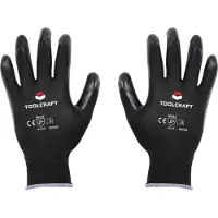 Toolcraft Polyester-Schutzhandschuhe mit Nitril-Beschichtung Grösse 11