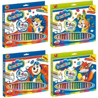 St. Majewski Buntstifte Bambino Holz 18 Farben + Spitzer