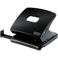 Novus Locher C 225, Stanzleistung: 25 Blatt, schwarz Lochung: 80 mm, mit Anschlagschiene, aus Metall