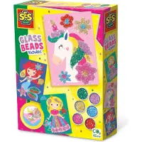 SES Creative 14132 Glasperlenbilder Bastelset - Kreativset für Kinder, Mal-Set für Kinder, 3 Jahr(e), Mehrfarbig