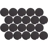 MAUL Rundmagnete , Kunststoff & Metall, Feinstruktur, Haftkraft 2 kg, ø 33 x 14 mm, schwarz, 20 Stück