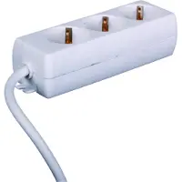 POLLMANN 3653050 Tischsteckdose TSD 3-fach 1,5m ws - 10 Stück