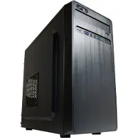 LC-Power LC-2017MB-ON, Micro Tower, PC, Schwarz, micro ATX, Mini-ITX, Metall, Kunststoff, Gaming