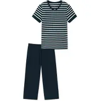 Schiesser Schlafanzug "Casual Essentials" 2tlg., mit modisch umgeschlagenen Ärmeln