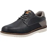 Rieker Schnürhalbschuhe bequem in blau, Gr. 42