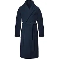 Normani Herren Premium Bademantel Basic in Marine | Gr.: 3XL