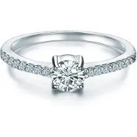 Trilani Ring - Ring Sterling Silber Zirkonia weiß - Gr. 60 - in Silber - für Damen