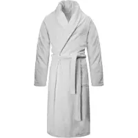 Normani Herren Premium Bademantel Basic in Weiß | Gr.: S