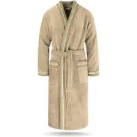 Normani Bademantel Lean in Beige | Gr.: XXL