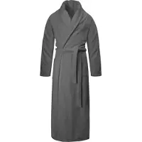 Normani Bademantel aus 100 % Baumwolle Lola in Grau | Gr.: XL