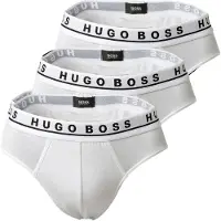 BOSS Dreier-Pack Slips aus Stretch-Baumwolle mit Logos am Bund