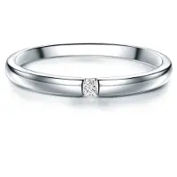 Trilani Ring - Sterling Silber Ring Topas - Gr. 54 - in Silber - für Damen