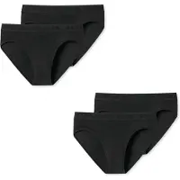 Schiesser Slip Allday Basic in Schwarz | Gr.: 140