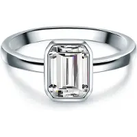 Trilani Ring Sterling Silber Zirkonia in silber | Gr.: 52