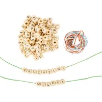 Small Foot Brief Holz Herstellung von Schmuck 7 mm 300 Stück