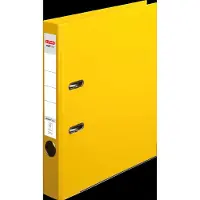 Herlitz Ordner maX.file protect plus, Rückenbr.: 50 mm, gelb DIN A4, Voll-PP-Kunststoffbezug, Kantenschutz