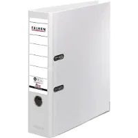 Falken Mappe FALKEN Recycolor A4 Rygbredde: 80 mm Hvid 2 bøjler 11285897