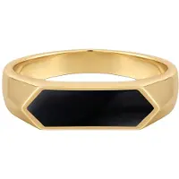 Glanzstücke Ring - Sterling Silber Ring - Gr. 58 - in Gold - für Damen