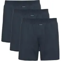Ammann Boxershorts "Boxershort Basic Cotton Boxer Short 3P 3er Pack", Herren, Gr. 3XL, blau (dunkelblau), Obermaterial: 100% Baumwolle CO., Unterhosen Boxershorts