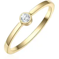 Eastside Ring Damen Edelstahl gold, 54 776869-0001-00540