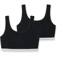 Schiesser Bustier 95/5 Organic Cotton in Schwarz | Gr.: 176