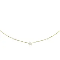 Marie-Celeste Celeste -Kette Zirkonia 0,8 mm 40 + 4 cm - Gold
