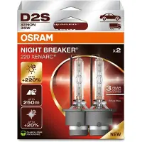 Osram D2s 85v 35w P32d-2 Xenarc Night Breaker 220 White 4500k Autolicht 2 Einheiten
