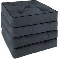 Aspero 4 Stuhlkissen 40x40 cm Padua in Dunkelgrau | Gr.: onesize